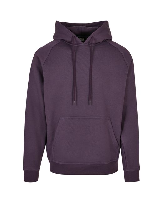 Urban Classics Sweatshirt Blank Hoody in Purple für Herren