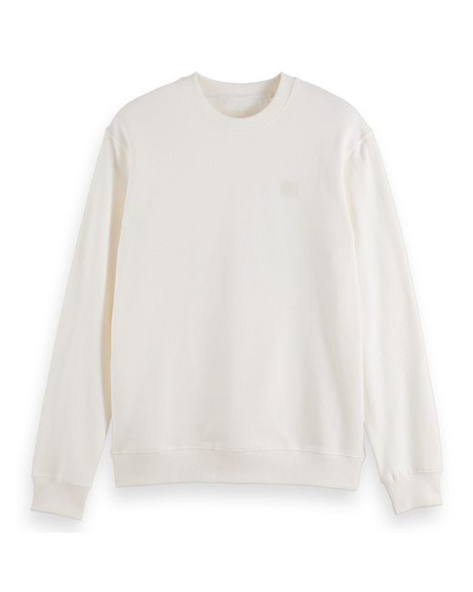 Scotch & Soda Sweatshirt Baumwolle in White für Herren