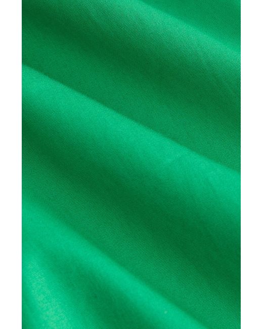 Next Green Langarmhemd Oversize-Langarmshirt aus 100 % Baumwolle (1-tlg)