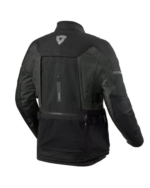 Revit Motorradjacke Sand 5 H2O Textiljacke Schwarz / Anthrazit in Black für Herren