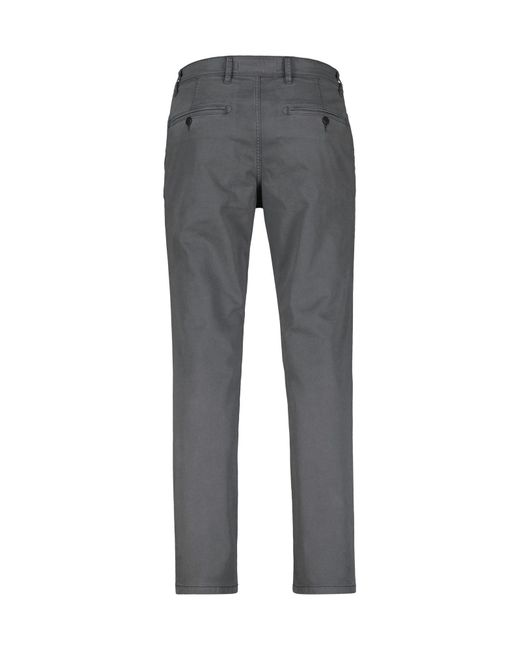 Lerros 5-Pocket-Jeans Basic Chino in Strukturqualität, SLIM FIT in Gray für Herren