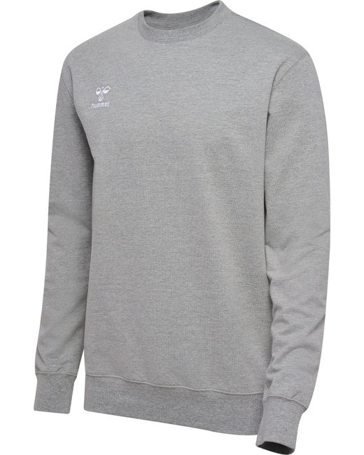 Hummel Sweater hmlGO 2.0 SWEATSHIRT GREY MELANGE in Gray für Herren