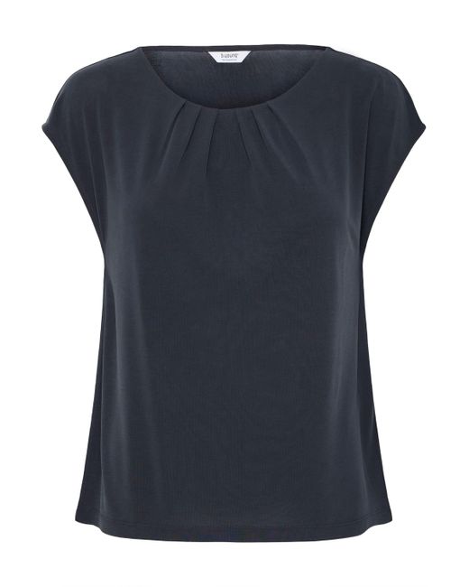 B.Young Blue Rundhalsshirt BYPERL Elegantes Shirt