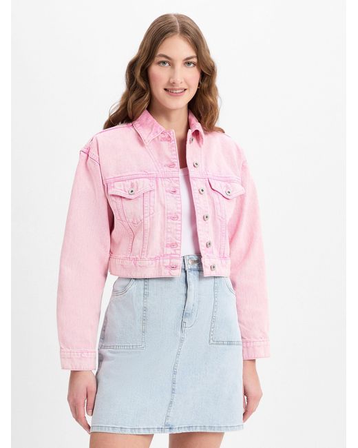 HUGO Pink Jeansjacke Galatea_B