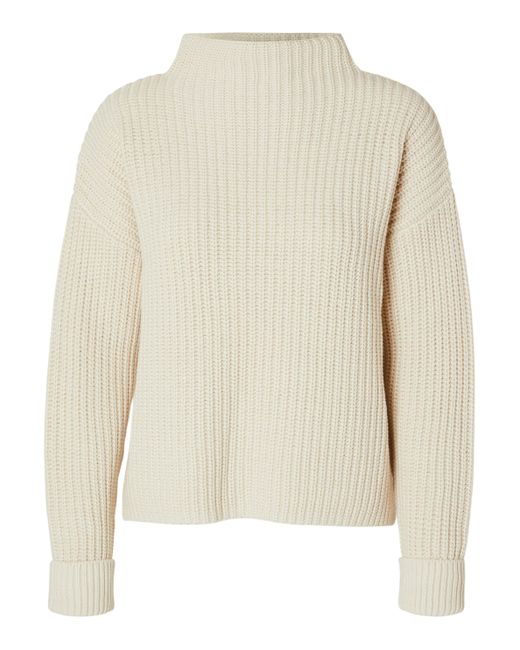 SELECTED Natural Strickpullover