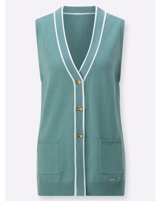 WITT Blue Strickweste