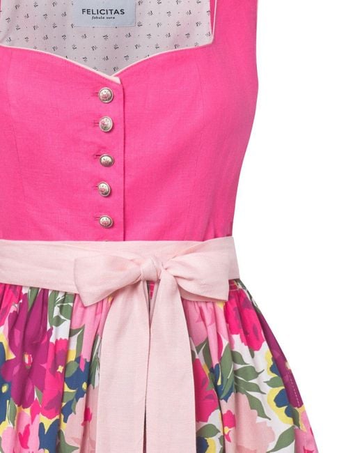 Felicitas Pink Midi-Dirndl Dörte