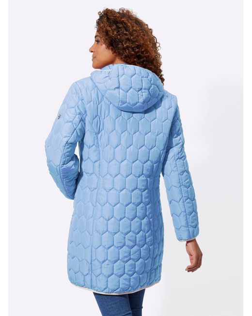 WITT Blue Langmantel Steppmantel