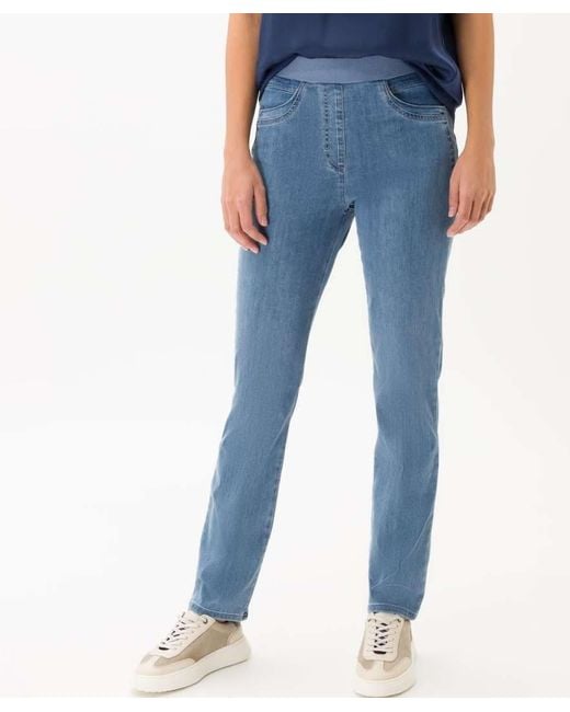 RAPHAELA by BRAX Blue Bequeme Jeans PAMINA FUN