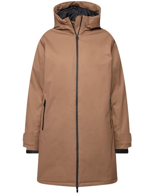 Ulla Popken Natural HYPRAR Funktionsjacke wasserdicht 2-Wege-Zipper