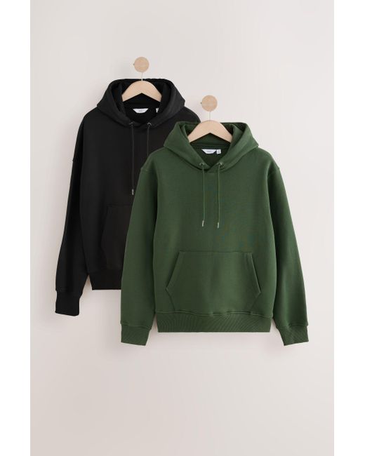 Next Kapuzenpullover Hoodies, 2er-Pack (2-tlg) in Green für Herren