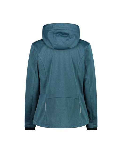 CMP Blue Softshelljacke Woman Jacket Zip Hood 39A5006M