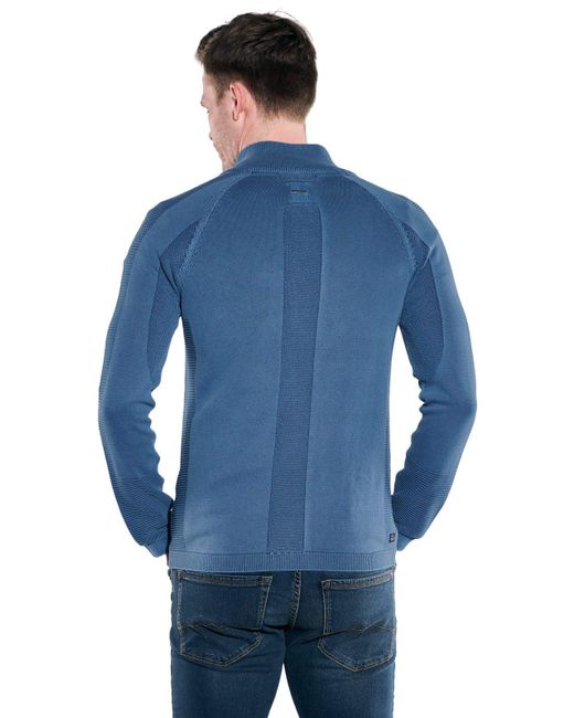 Engbers Cardigan mit Troyerkragen in Blue für Herren