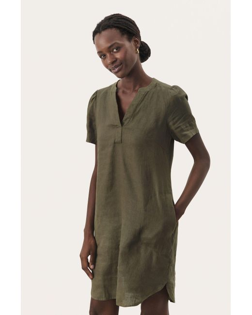 Part Two Green Jerseykleid Kleid AminasePW