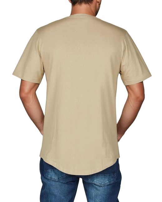Jack & Jones Tshirt Herren Lang Geschnitten Set 100% Baumwolle Regular Fit Jjenoa 3Er Pack in White für Herren