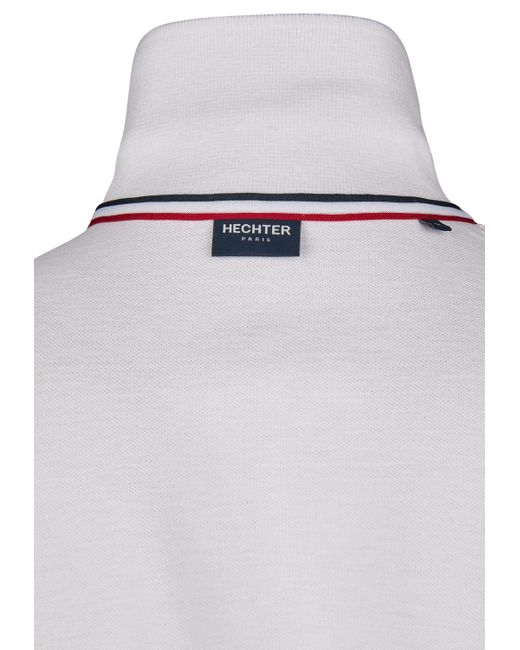 Hechter Paris Poloshirt (1-tlg) aus 100% Bio-Baumwolle in White für Herren