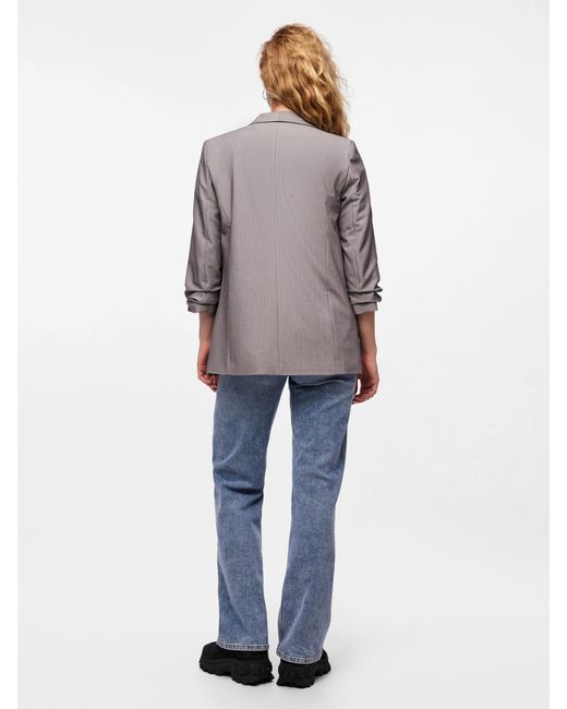Pieces Gray Jerseyblazer