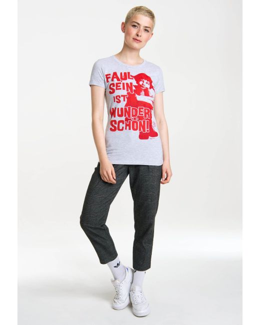 Logoshirt Red T-Shirt Pippi Langstrumpf mit tollem Frontprint