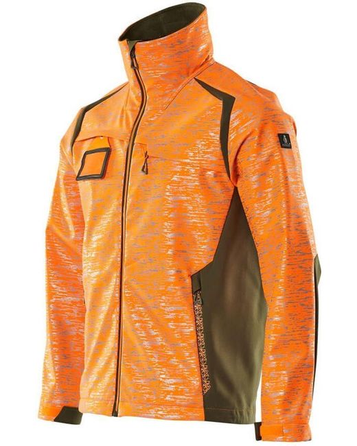 Mascotte Softshelljacke in Orange für Herren
