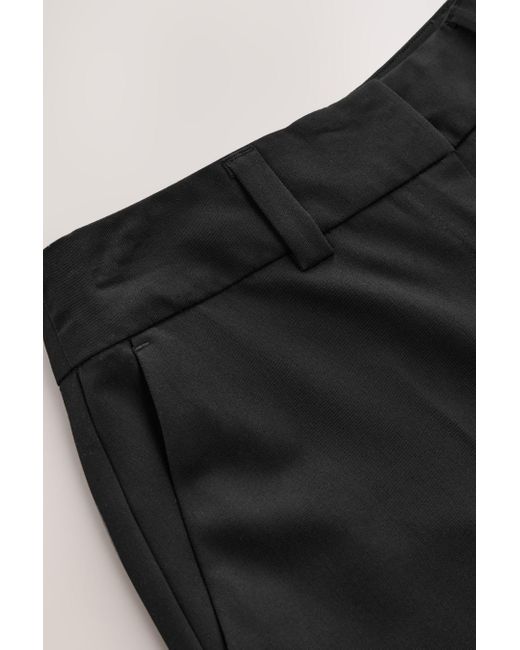 Next Black Relaxed Fit Tailored Shorts (1-tlg)