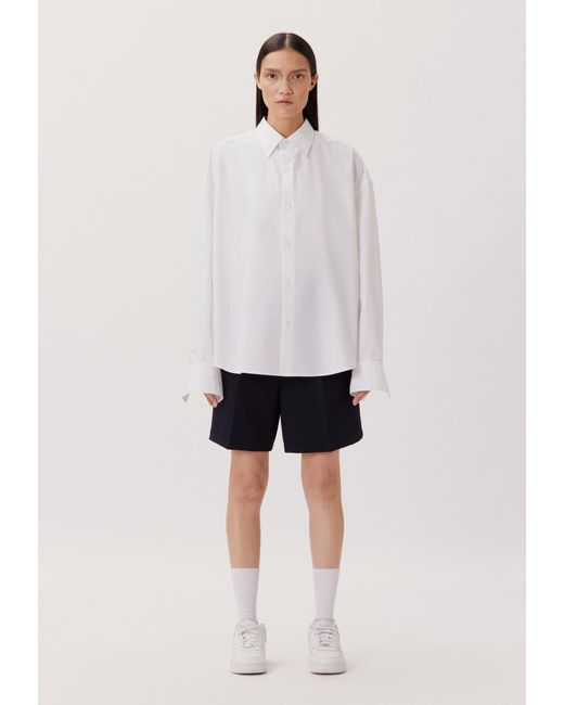 Studio Seidensticker Businesshemd Oversized Uni in White für Herren