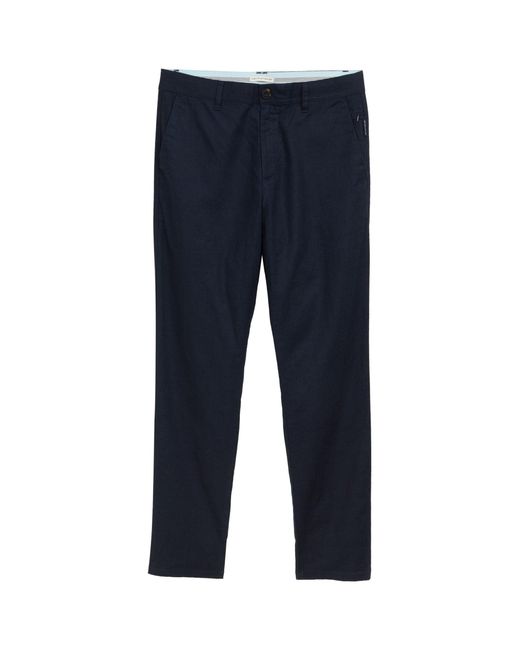 Tom Tailor Bermudas regular linen chino pants in Blue für Herren