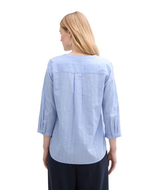 Tom Tailor Blue Blusentop blouse casual chambray
