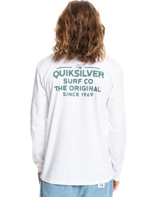 Quiksilver T-Shirt FEEDINGLINE M TEES in White für Herren