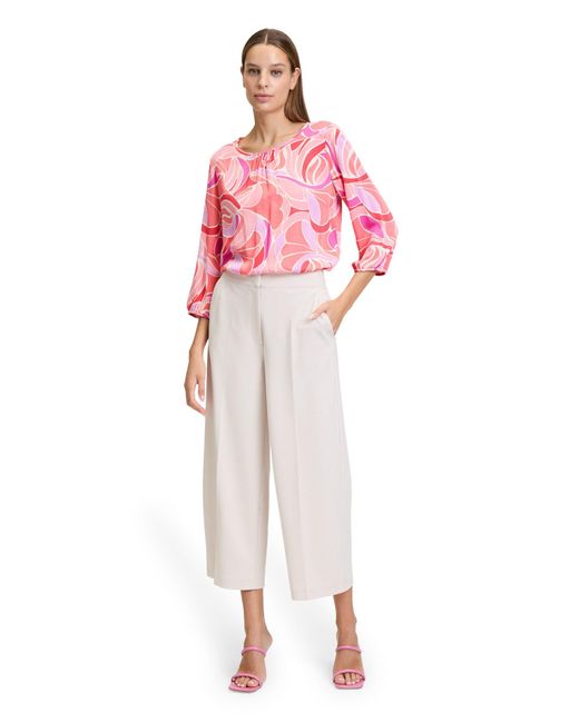 Betty Barclay Pink Satinbluse Satin-Bluse mit 3/4 Arm