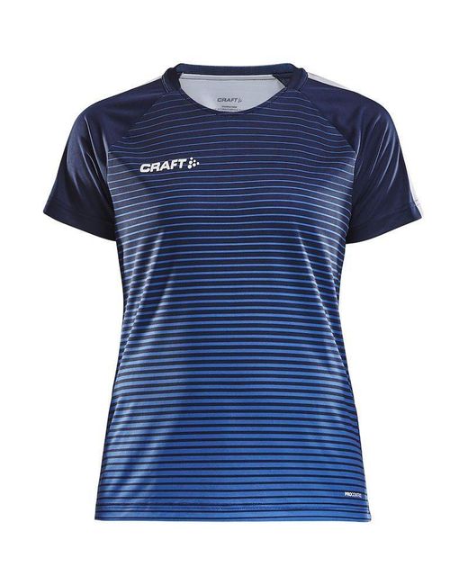 C.r.a.f.t Blue T-Shirt Pro Control Stripe Jersey