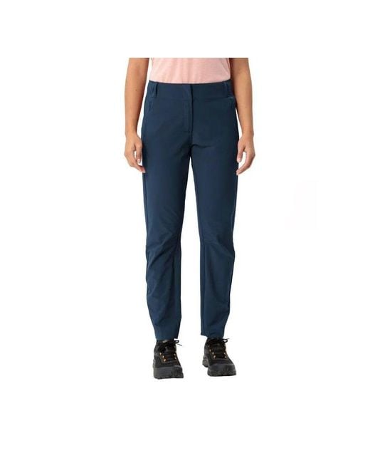 Vaude Blue Outdoorhose Wo Skomer Pants III