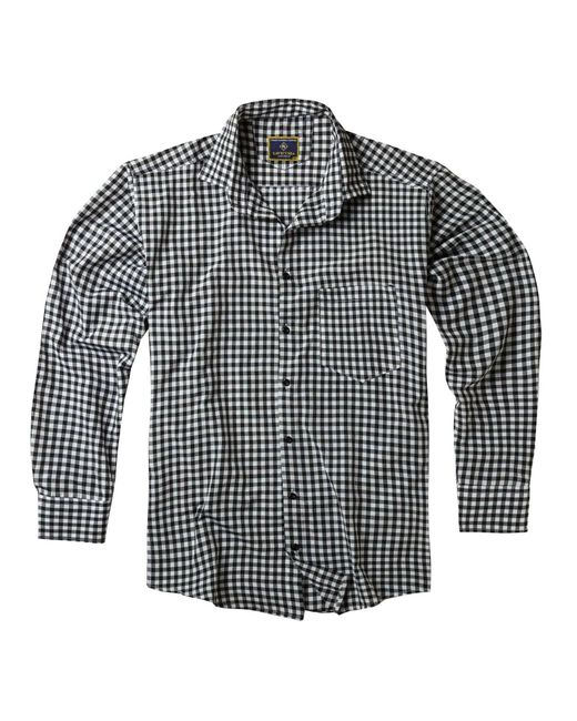 Lavecchia Langarmhemd Übergrößen Hemd HLA17 hemd im trendigen Karo-Look in Gray für Herren
