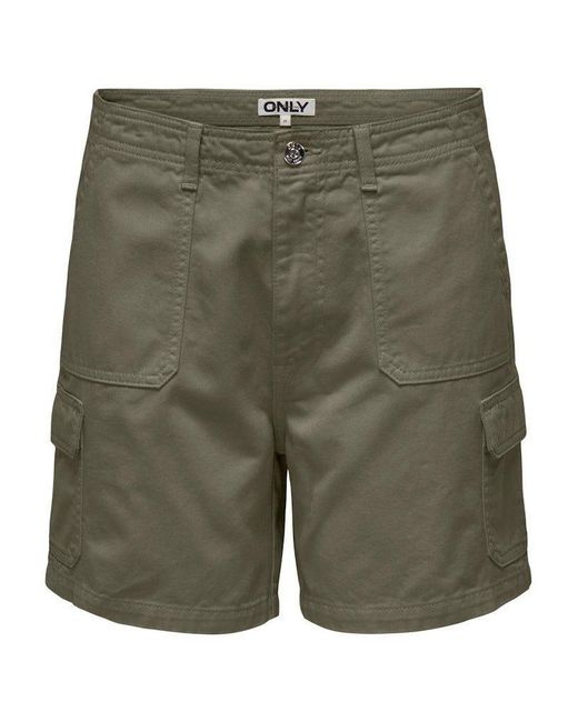 ONLY Green ONLMALFY LIFE CARGO SHORTS PNT
