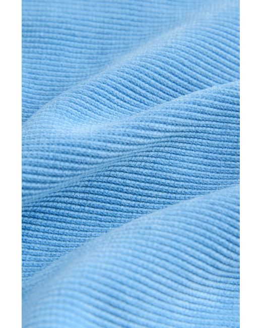 Next Blue Cordhose Schlupf-Hose aus Cord mit weitem Beinschnitt (1-tlg)