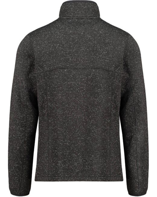 McKinley Strickjacke Skeena Unterjacke Wandern Outdoor Trekking Fleece in Black für Herren