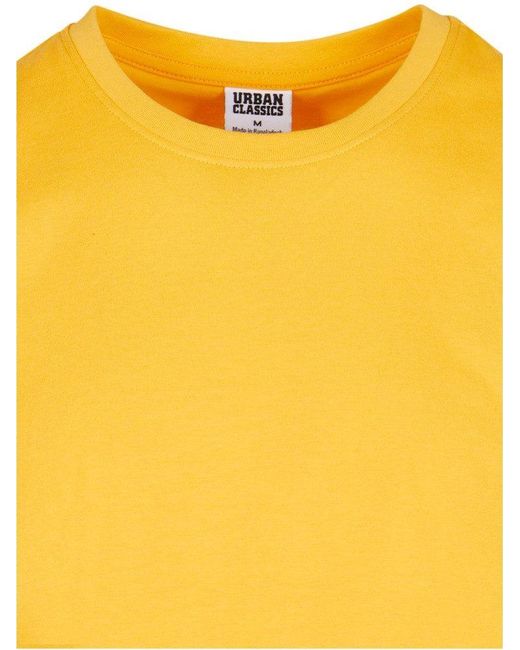 Urban Classics T-Shirt Open Edge Sleeveless Tee in Yellow für Herren