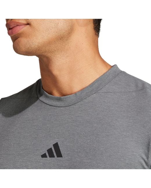 Adidas Originals Performance T- adidas Shirt Designed For Training in Gray für Herren