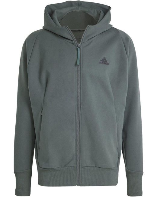 Adidas Kapuzensweatshirt M Z.N.E. WTR FZ LEGIVY in Gray für Herren