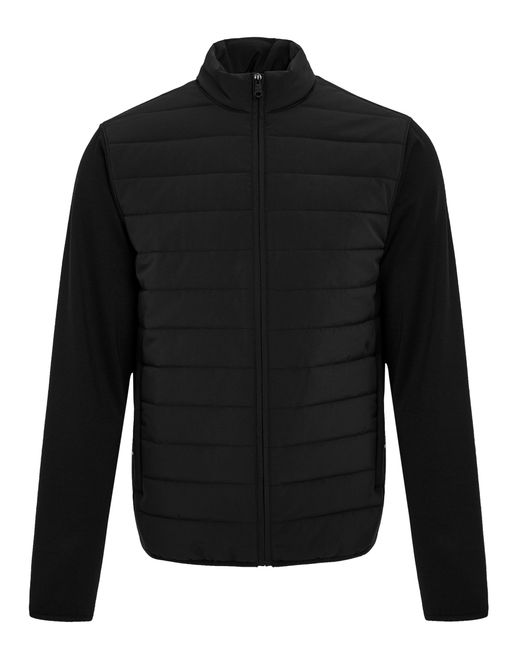 Threadbare Steppjacke THB Aran LUXE in leichter Qualität in Black für Herren