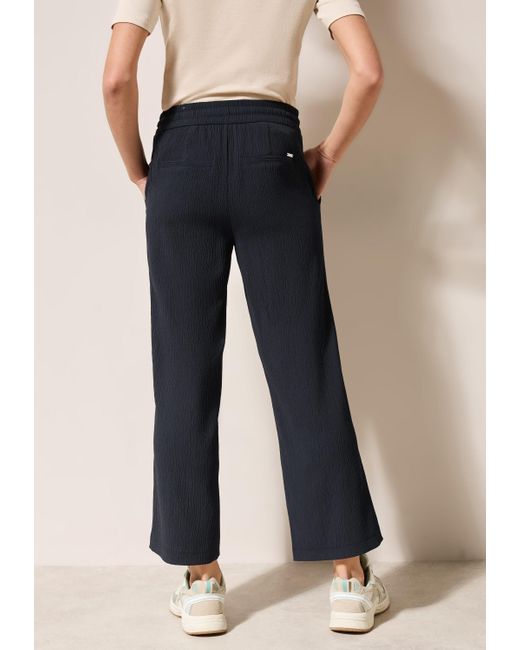 Cecil Blue Marlene-Hose High Waist