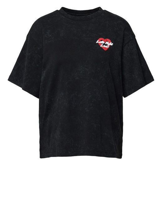 HUGO Black T-Shirt Dazalena (1-tlg)