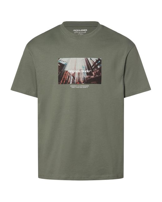 Jack & Jones T-Shirt JORVesterbro in Green für Herren