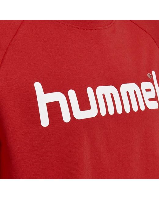 Hummel Go Cotton Logo Sweatshirt in Red für Herren