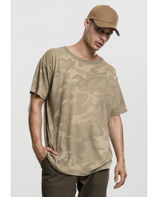 Urban Classics Kurzarmshirt T-Shirt Camo Oversized Tee (1-tlg) in Natur für  Herren | Lyst DE