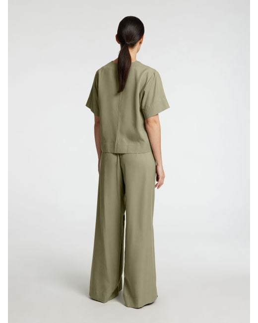 SELECTED Green Langarmbluse