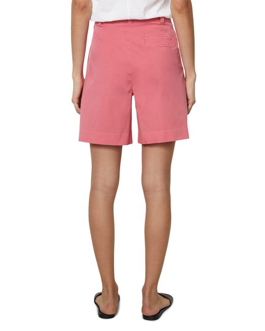 Marc O' Polo Pink Shorts aus nachhaltigem Material