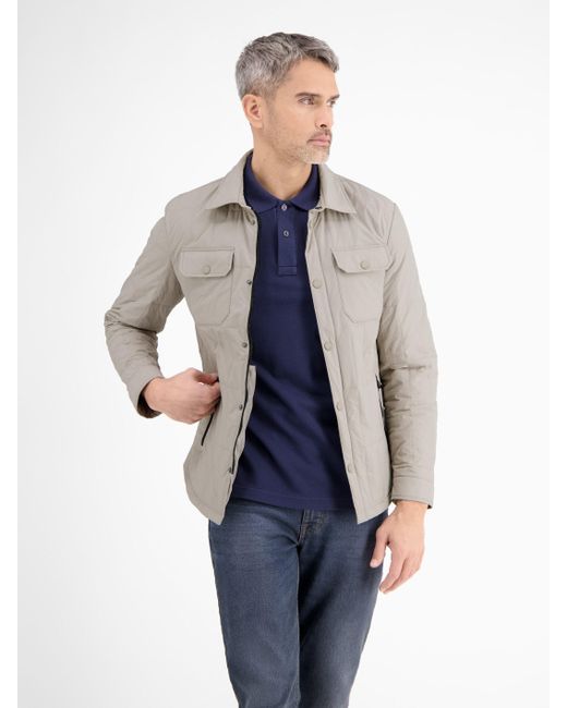 Lerros Hemdjacke Overshirt-Jacke, leicht gefüttert Wasserabweisend in Gray für Herren