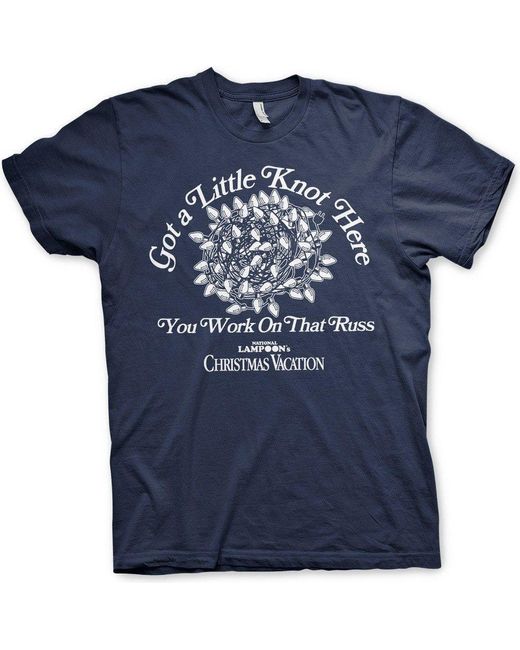National Lampoons T-Shirt in Blue für Herren