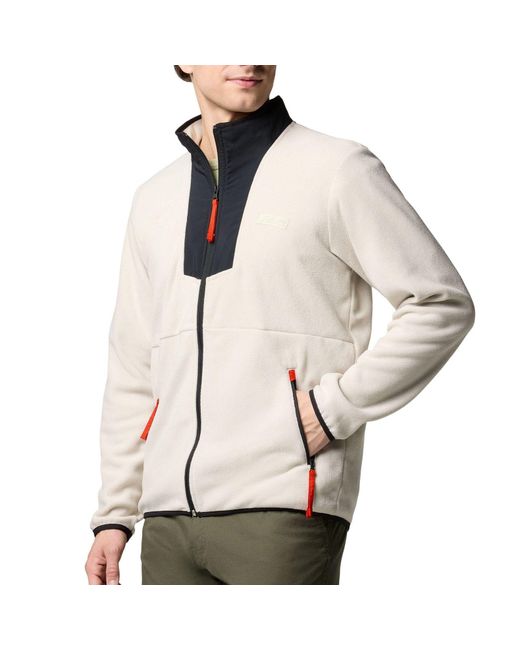 Columbia Sequoia GroveTM Fleecejacke mit Logo-Patch auf linker Brust in Natural für Herren