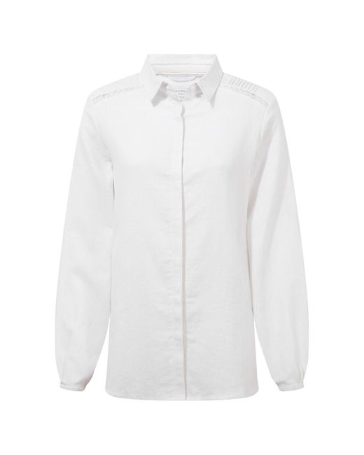 Craghoppers White Kurzarmshirt